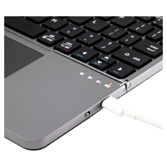 IBOX 11 Folding Portable Keyboard (Keyboard + Leather Case)